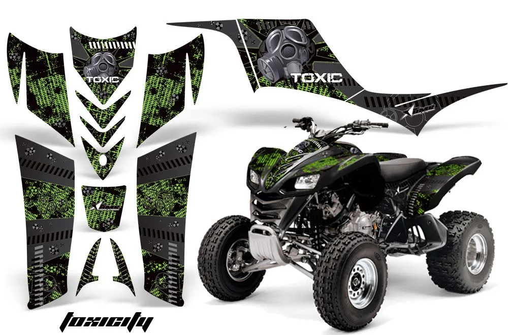 Kawasaki KFX 700 ATV Graphic Kit - 2004-2009 Toxicity Green