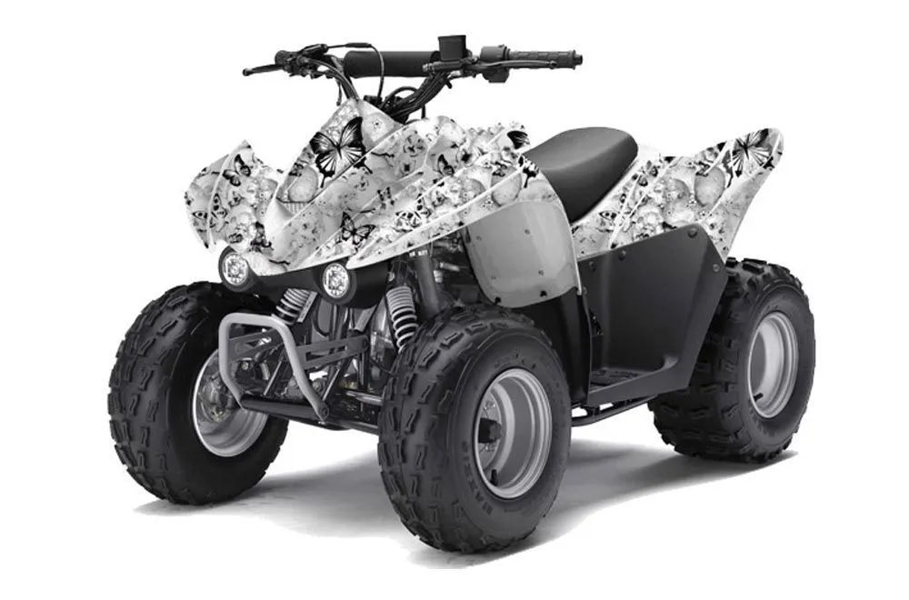 Kawasaki KFX 50 / 90 ATV Graphic Kit - 2007-2022 Butterfly Black
