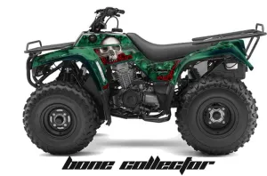 Kawasaki Bayou 220 / 250 / 300 ATV Graphic Kit - All Years Bone Collector Green