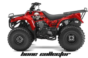 Kawasaki Bayou 220 / 250 / 300 ATV Graphic Kit - All Years Bone Collector Red
