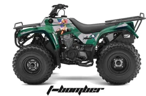 Kawasaki Bayou 220 / 250 / 300 ATV Graphic Kit - All Years T Bomber Green