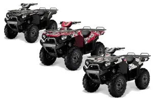 Kawasaki Brute Force 650i 4x4 ATV Custom Graphic Kit - 2004-2012