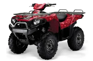 Kawasaki Brute Force 650i 4x4 ATV Graphic Kit - 2004-2012 Bone Collector Red