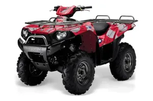 Kawasaki Brute Force 650i 4x4 ATV Graphic Kit - 2004-2012 T Bomber Red