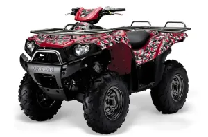 Kawasaki Brute Force 650i 4x4 ATV Graphic Kit - 2004-2012 Urban Camo Red