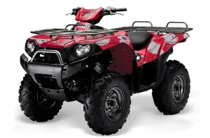 Kawasaki Brute Force 750 / 750i ATV Graphic Kit - 2005-2011 T Bomber Red
