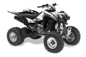 Kawasaki KFX 400 ATV Graphic Kit - 2003-2008 Tribal Flames Black