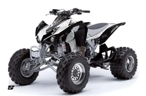 Kawasaki KFX 450 ATV Graphic Kit - 2008-2015 Diamond Flames Black