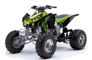 Kawasaki KFX 450 ATV Graphic Kit - 2008-2015 Motorhead Green