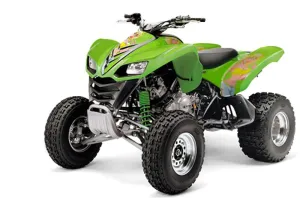 Kawasaki KFX 700 ATV Graphic Kit - 2004-2009 Mandy Green