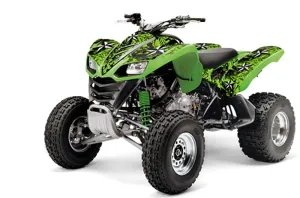 Kawasaki KFX 700 ATV Graphic Kit - 2004-2009 Northstar Black