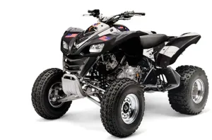 Kawasaki KFX 700 ATV Graphic Kit - 2004-2009 T Bomber Black
