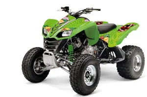 Kawasaki KFX 700 ATV Graphic Kit - 2004-2009 Vegas Baller Green
