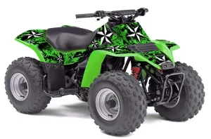 Kawasaki KFX 80 ATV Graphic Kit - 2003-2006 Northstar Black