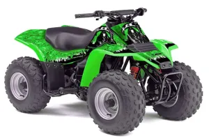 Kawasaki KFX 80 ATV Graphic Kit - 2003-2006 Reaper Green