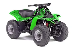 Kawasaki KFX 80 ATV Graphic Kit - 2003-2006 Reaper Green
