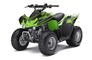 Kawasaki KFX 50 / 90 ATV Graphic Kit - 2007-2022 Carbon X Green