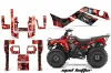 Kawasaki Bayou 220 / 250 / 300 ATV Custom Graphic Kit - All Years