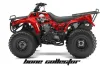 Kawasaki Bayou 220 / 250 / 300 ATV Graphic Kit - All Years Bone Collector Red