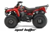 Kawasaki Bayou 220 / 250 / 300 ATV Graphic Kit - All Years Mad Hatter Black
