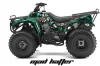 Kawasaki Bayou 220 / 250 / 300 ATV Graphic Kit - All Years Mad Hatter Silver