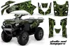 Kawasaki Brute Force 650i 4x4 ATV Graphic Kit - 2004-2012 Skulls and Hammers Green