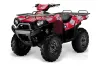 Kawasaki Brute Force 650i 4x4 ATV Graphic Kit - 2004-2012 T Bomber Red