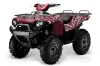 Kawasaki Brute Force 650i 4x4 ATV Graphic Kit - 2004-2012 Urban Camo Red