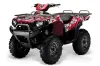 Kawasaki Brute Force 750 / 750i ATV Graphic Kit - 2005-2011 Camoplate Red