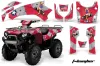 Kawasaki Brute Force 750 / 750i ATV Graphic Kit - 2005-2011 T Bomber Red