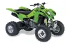Kawasaki KFX 400 ATV Graphic Kit - 2003-2008 Diamon Flames Green
