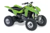 Kawasaki KFX 400 ATV Graphic Kit - 2003-2008 Silver Star - Reloaded Black