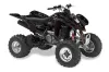 Kawasaki KFX 400 ATV Graphic Kit - 2003-2008 Skulls Hammer Silver