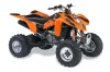 Kawasaki KFX 400 ATV Graphic Kit - 2003-2008 T Bomber Orange