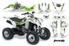 Kawasaki KFX 400 ATV Graphic Kit - 2003-2008 Toxicity Green