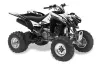 Kawasaki KFX 400 ATV Graphic Kit - 2003-2008 Tribal Flames Black