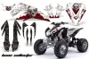 Kawasaki KFX 450 ATV Graphic Kit - 2008-2015 Bone Collector White
