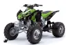 Kawasaki KFX 450 ATV Graphic Kit - 2008-2015 Checkered Skull Green