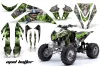 Kawasaki KFX 450 ATV Graphic Kit - 2008-2015 Mad Hatter Silver