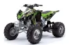 Kawasaki KFX 450 ATV Graphic Kit - 2008-2015 Mad Hatter Silver