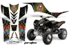 Kawasaki KFX 700 ATV Custom Graphic Kit - 2004-2009