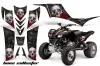 Kawasaki KFX 700 ATV Graphic Kit - 2004-2009 Bone Collector Black