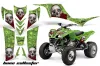 Kawasaki KFX 700 ATV Graphic Kit - 2004-2009 Bone Collector Green