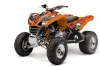 Kawasaki KFX 700 ATV Graphic Kit - 2004-2009 Bone Collector Orange