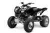 Kawasaki KFX 700 ATV Graphic Kit - 2004-2009 Diamond Flames White