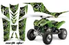 Kawasaki KFX 700 ATV Graphic Kit - 2004-2009 Northstar Black