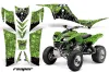Kawasaki KFX 700 ATV Graphic Kit - 2004-2009 Reaper Green