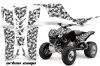 Kawasaki KFX 700 ATV Graphic Kit - 2004-2009 Urban Camo Black