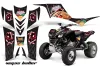 Kawasaki KFX 700 ATV Graphic Kit - 2004-2009 Vegas Baller Black