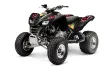 Kawasaki KFX 700 ATV Graphic Kit - 2004-2009 Vegas Baller Black
